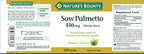 Nature's Bounty Saw Palmetto Support for Prostate and Urinary Health, Herbal Health Supplement, 450mg, 250 Capsules (Pack of 3)