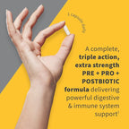 Garden of Life Dr. Formulated Pre, Post & Probiotics 100 Billion CFU Once Daily 3-in-1 Complete Probiotics, Prebiotics & Postbiotics Supplement for Women and Men – Extra Strength, 30 Day Supply