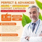 Totaria (2 Packs) R Alpha Lipoic Acid 600mg - Stabilized ALA Supplement for Neuropathy Support Capsules, Nerve Health, Nervous System and Antioxidant, Non-GMO, Gluten Free, Vegan Safe 120 Counts