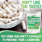 XPRS Nutra L Carnitine L Tartrate Powder - Premium Pure L Carnitine Tartrate - L-Carnitine - Vegan Friendly Bulk L Carnitine Powder - Amino Acid Supplement (8 Ounce)