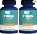 Focus Lutein for Eyes with Meso-Zeaxanthin, Eye Vitamin Supplement, 120 Count, 120 Day Supply, Daily Vision Support for Digital Screens, Bright Lights, Sunlight, Vegan and Sugar-Free, Made in USA