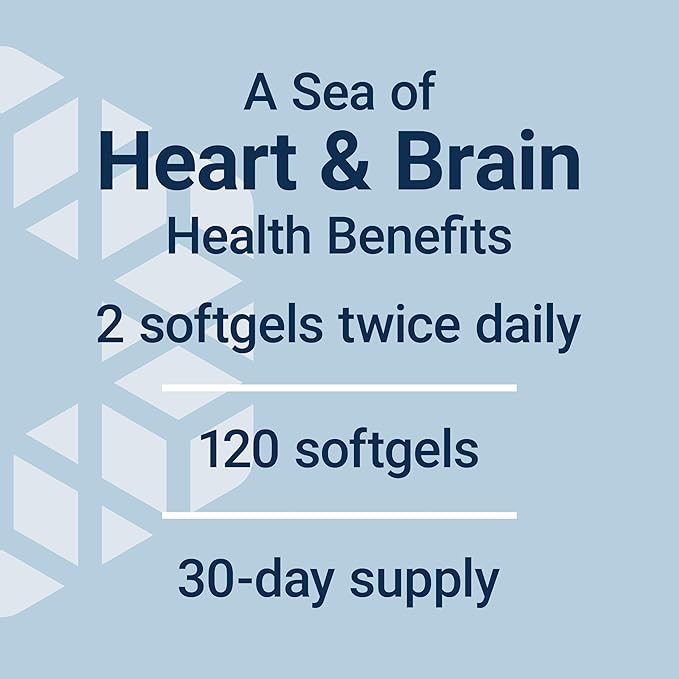 Life Extension Super Omega-3 EPA/DHA Fish Oil, Sesame Lignans & Olive Extract – Cognitive Health, Cholesterol Health Support, Gluten-Free, Non-GMO, 120 Softgels