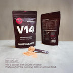 Youth & Earth V14 Reds Powder | NMNH, Spermidine, Magnesium Blend | Daily Wellness Powder | Gluten Free, Soy Free, Non-GMO | 30 Servings