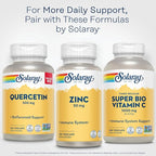 SOLARAY Quercetin 500mg Capsules - Antioxidants Supplement - Bioflavonoid and Antioxidant Support for Overall Health and Wellness - Non-GMO, Vegan, Lab Verified, 60-Day Guarantee, 180 Servings