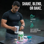 Vega Premium Protein + Supergreens, Chocolate – 20g Vegan Protein, Dairy & Gluten Free, 22.4 oz (19 Servings)