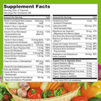 All Natural Multivitamins & Minerals + B Complex + Calcium + Magnesium + Zinc, 100% Vegan Sourced Whole Food Supplement, Complete Nutritional Support for Men & Women, 2 Month Supply, 120 Softgels