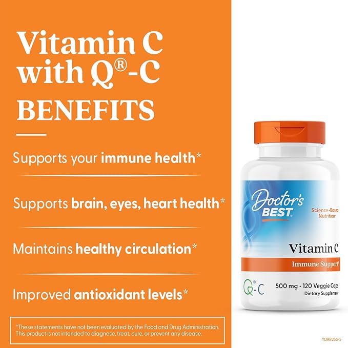 Doctor's Best Best Vitamin C 500mg, 120 Count