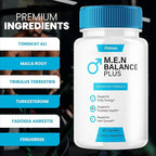 (5 Pack) Men Balance Plus Capsules, MenBalance Supplement Pills with Advanced Max Strength, Triple Action Formula Performance Support Capsulas, Natural Premium Ingredients Menbalanced+ Reviews (300ct)