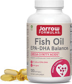 Jarrow Formulas® EPA-DHA Balance®, 1,200 mg Omega-3 Fatty Acids for Cardiovascular Support, 120 Softgels, 60 Day Supply