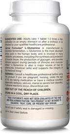 Jarrow Formulas L-Glutamine 1000 mg, Dietary Supplement for Muscle Tissue, Multifunctional Amino Acid, Immune Support , 100 Easy-Solv Tablets, 50-100 Day Supply