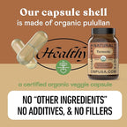 Organic Turmeric Capsules 600mg - Pure Curcumin Root Supplement, Raw Root Powder Pills, Organic Supplements for Liver Gallbladder Support Clean Plant Based Formula Made USA Natural Herbal Wellness Aid