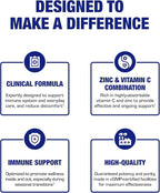 Zinc Lozenges with Vitamin C for Immune Support - High Absorption Vitamin C and Zinc Lozenges for Adults Daily and Seasonal Wellness - Tasty Immune Boost Support - 90 Count (Orange Flavor)