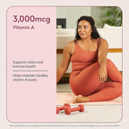 Bariatric Advantage Vitamin A 3,000 mcg - for Bariatric Surgery Patients - Easy-Digest Mini Capsules - Vitamin A Supplements - Eye Health Support* - 60 Count (2 Pack)