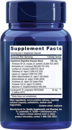 Life Extension Enhanced Super Digestive Enzymes and Probiotics – B. coagulans Probiotic, 10 Digestive Enzymes – Supports Digestion, Comfort & GI Balance – Non-GMO, Vegetarian – 60 Capsules