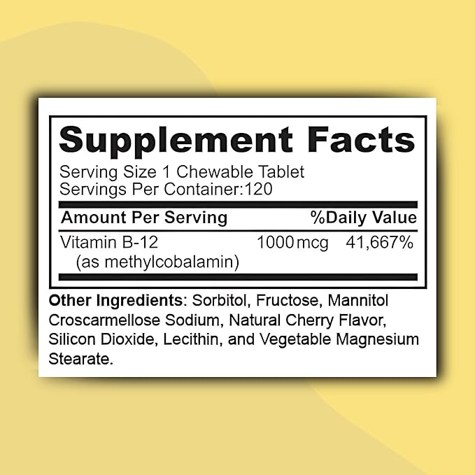Zaytun Halal Vitamin B12 1000mcg, Promotes Energy Production, Metabolism and Healthy Nervous System - Vegetarians and Vegans Formula - Dairy-Free - 4 Months Supply - Made in USA