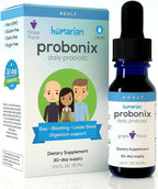Probonix Humarian Liquid Probiotics for Adults - 12-Strain Probiotic Drops to Fortify Gut Health, Immunity and More - 30-Day Supply - Delicious Grape Flavor
