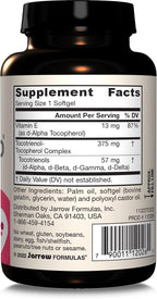 Jarrow Formulas® Toco-Sorb Cardiovascular Health and Brain Function Support, High Absorption Formula, Tocotrienol-Tocopherol Complex and Vitamin E, 60 Softgels, 30 Day Supply