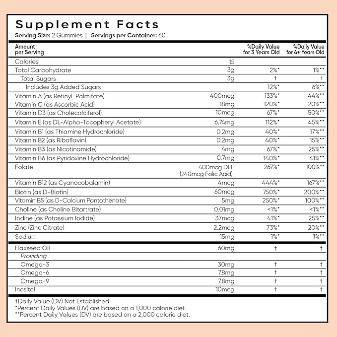 maxmedix Kids Multivitamin Gummies with Omega 3 6 9 | 20 Key Vitamins C, A, D, E, B12 & Zinc - Daily Multivitamin for kids Healthy Immune System, Raspberry & Orange Flavors, 2-Month Supply (120 Count)