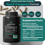 TUDCA 500mg Bile Salts Liver Support Supplement with Milk Thistle (200mg) & Moringa (100mg) - Supports Liver, Bile Flow, Gut Health & Gallbladder - Made in USA 60 Capsules, eBook Included