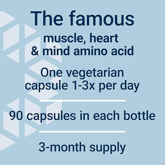 Life Extension Taurine, Pure Taurine Amino Acid Supplement, Heart, Liver and Brain Health, Longevity, Muscle and Exercise, 1000 mg dose, Non-GMO, Gluten-Free, Vegetarian, 90 Vegetarian Capsules
