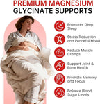 Magnesium Glycinate Gummies 500mg – Sugar Free Magnesium Gummies for Sleep, Stress, Muscle & Nerve Support – for Adults & Kids 4+, Vegan, No Melatonin - Raspberry Flavor