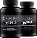 Nugenix Total-T, Free and Total Testosterone Booster Supplement for Men, 180 Count