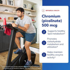 Pure Encapsulations Chromium (Picolinate) 500 mcg - for Lipid & Carbohydrate Metabolism* - Mineral Supplement - Superior Absorption Chromium Supplement - Vegan & Gluten Free - 180 Capsules