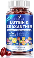 Lutein and Zeaxanthin Supplement - AREDS 2 Plus+  Eye Vitamins, 40 mg Lutein & 8 mg Zeaxanthin with Vitamins C, E, Zinc, Omega-3 & CoQ10 for Blue Light Protection, Eye Health Support  - 150 Softgels