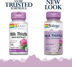 SOLARAY Milk Thistle Seed Extract 175mg Antioxidant Intended to Help Support a Normal, Healthy Liver Non-GMO & Vegan