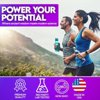 Urolithin A Supplement 500mg with 4-in-1 Power Blend of Spermidine 10mg, Shilajit 300mg & Cordyceps 400mg Per Serving - Boosts Cellular Energy, Strength, Longevity, Immunity & Healthy Aging