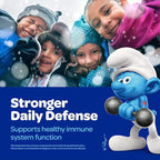 Smurfs Kids Immune Support Gummies | Black Elderberry Vitamin C and Zinc Kids Immunity Gummies | Made with Real Fruit | Doctor Developed | Non-GMO & No Artificial Flavors or Colors | 40 Gummies