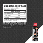 NutraBio L-Carnitine Liquid Shots 3000mg (Sour Candy) 10mg of Vitamin B-5 Zero Carbs & Sugars Energy Production Muscle Recovery