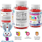 DR. MORITZ Elderberry Gummies for Kids and Adults (2 Pack) - Elderberry Vitamin C and Zinc for Kids Immune Support - Vegetarian, Gluten Free
