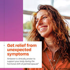 Amberen Perimenopause, Peri-Menopause Multi-Symptom Relief, Vitamin B, Vitamin E & Antioxidants Supplement, Clinically Shown to Help Support Hormone Balance, Hot Flashes & Night Sweats, 60 Count