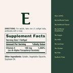 Nature's Bounty Vitamin E Pills and Supplement Softgels, Supports Antioxidant Health, 400iu, 120 Count