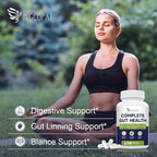 Migcopat Probiotics for Digestive Health, 80 Billion CFU Probiotics, Prebiotics, Postbiotics & Digestive Enzymes, Gut Health Capsules with Berberine, Cinnamon, L-Glutamine, for Men & Women, 240 Counts