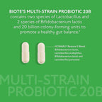 Biote Nutraceuticals - Multi-Strain PROBIOTIC 20B - Gut + Digestive (30 Capsules)
