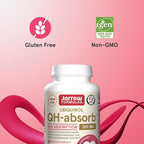 Jarrow Formulas QH-Absorb 200 mg - Active Antioxidant Form of Co-Q10 - Dietary Supplement - Supports Mitochondrial Energy Production & Cardiovascular Health - 90 Softgels
