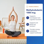 Pure Encapsulations Methylcobalamin 1,000 mcg - Vitamin B12 Supplement to Support Memory & Nerve Health - Premium Vitamin B12 Capsules - 180 Capsules