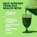 Amazing Grass Greens Blend Superfood: Super Greens Powder Smoothie Mix with Spirulina, Chlorella, Beet Root Powder, Digestive Enzymes, Prebiotics & Probiotics, Original, 15 Servings (Packaging May Vary)