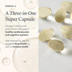 The 'Pause Life Omega 3, Vitamin D & K2, Gluten Free Supplement, Fish Oil and Vitamin Formula, Immune Support, Daily Wellness Routine, Natural Ingredients, Dairy Free, Unflavored, 120 Softgels
