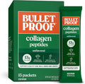 Bulletproof Unflavored Grass-Fed Collagen Peptides Powder Packets with Amino Acids for Skin, Bone and Joint Support, Pasture Raised, No Added Hormones, Pack of 15