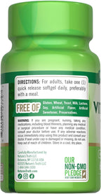 Nature's Truth Vitamin K2 MK-7 | 100 mcg | 60 Softgels | Non-GMO & Gluten Free Supplement