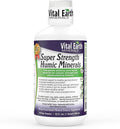 Vital Earth Minerals Super Strength Humic Minerals – Fulvic Acid Supplement with 70+ Trace Minerals, Electrolytes for Detox & Digestion, 32 Oz + 1 Oz Cup