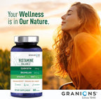 Granions Histamine Balance Complex - Quercetin with Bromelain, NAC and Vitamin C - D-Hist Seasonal Histamine Blocker & Immune Support Supplement for Adults and Children - 60 Vegan Capsules