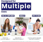 Optivida Colloidal Silver Liquid - 10 PPM Liquid Silver Immune Support, Pure Nano Silver Hydrosol Liquid for Family Wellness - Natural Silver Water for Adults & Kids, Non-GMO, 3rd Party Tested - 32 Oz