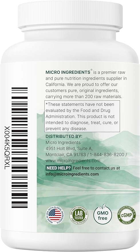 Lithium Orotate 10mg, 240 Veggie Capsules | 5mg Per Capsules | High Bioavailability Trace Mineral | Healthy Aging, Brain Supplement, & Mood Support | Non-GMO, Gluten Free