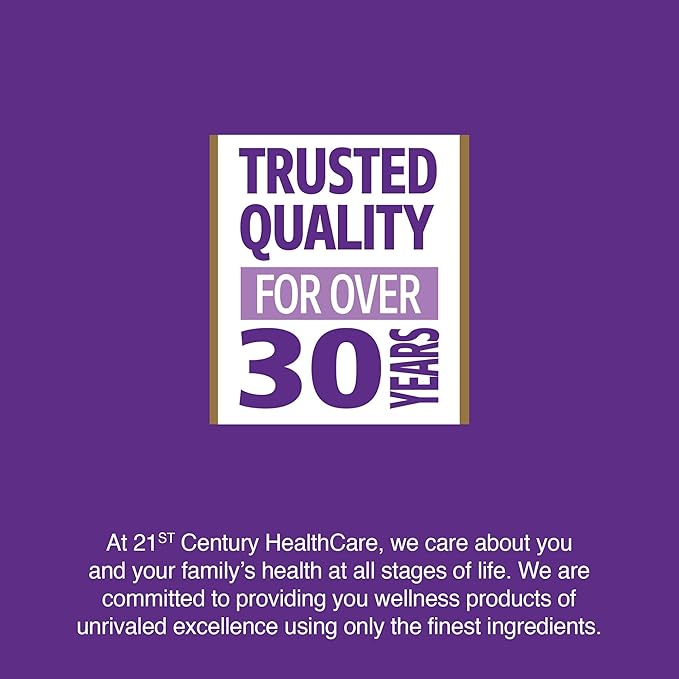 21st Century Fish Oil 1000 mg Softgels, (300 Count), Molecularly Distilled, Omega 3 Supplement with EPA & DHA, Purified to Eliminate Mercury, Supports Cardiovascular Health, Gluten Free & Non-GMO