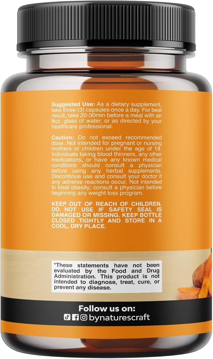Turmeric Curcumin with Black Pepper Extract - Joint Health Turmeric Supplement with 95% Curcuminoids - Daily Joint Support Supplement with Turmeric and Bioperine for Enhanced Absorption - 90 Count
