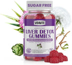 VIDAVITE Liver Cleanse Detox & Repair Gummies — Sugar-free, US-Made, 1500mg Milk Thistle Supplement with Artichoke, Dandelion and 20+ Herbs — Liver Support Supplement for Men & Women(60 Vegan Gummies)